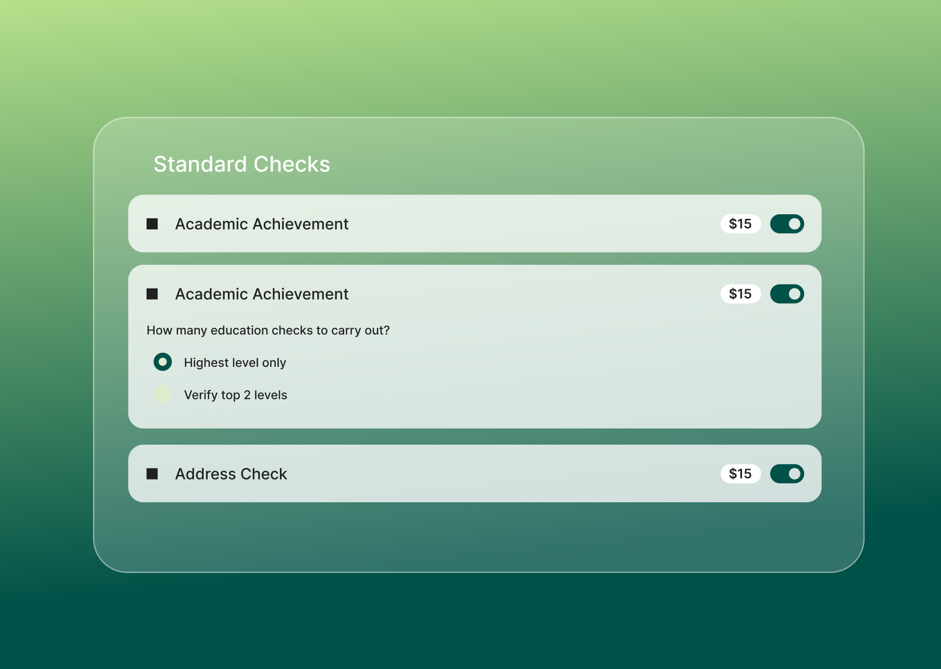 Standard Check